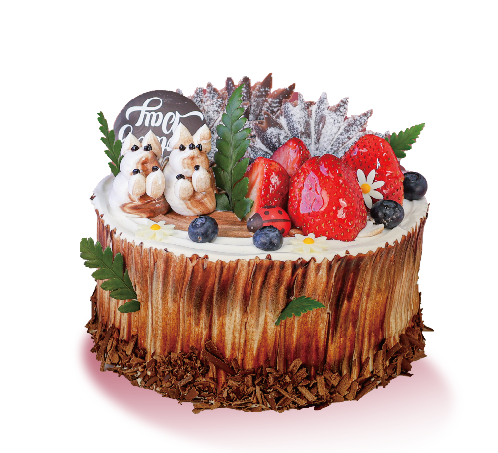 母親節蛋糕 - 森林小松鼠